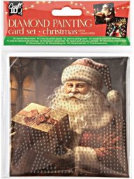 Skrzynkazdrewna CCG XMAS diament.mozaika 2szt 13x13 CR8024 55821
