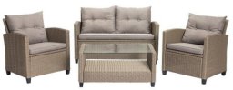 Domoletti Outdoor furniture set Grey 4 seater