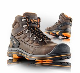 VM Footwear VM STUTTGART 2550 O6 FO HRO SR ESD - Trzewiki skóra bydlęca PULL-UP 2,0-2,2 mm wodoodporna podszewka FREE-TEX bez podnoska podeszwa antypoślizgowa kontakt do 300C 48