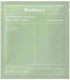Biodance Refreshing Sea Kelp Real Deep Mask Hydrożelowa maska w płachcie, 4 szt