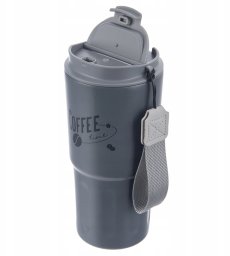 Orion 590 ml ORION Termo Szary Coffee Time z Uchem Szczelny