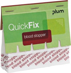 Viscoplast Plastry tamujące krwawienie PLUM QuickFix Blood Stopper, wkład, 45 szt.