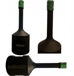Falon-Tech Otwornica diamentowa brazowana MMD 8 mm M14 do gresu ceramiki płytek