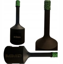Falon-Tech Otwornica diamentowa brazowana MMD 6 mm M14 do gresu ceramiki płytek