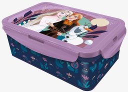 Frozen Lunch box w/removable compartments 21x13cm