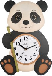 JVD Zegar ścienny HJ113 dziecięcy miś panda 27x40 cm .