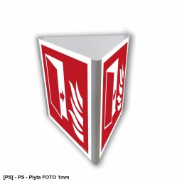 TD Systems BF807 - Drzwi przeciwpożarowe (3D dościenny) 100x100