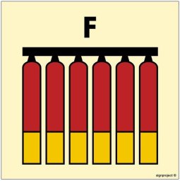 TD Systems FE079 - Fixed Foam fire extinguishing battery 50x50