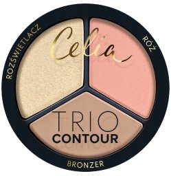 Makeup Revolution CELIA_Trio Contour zestaw do konturowania twarzy w pudrze 02 8g