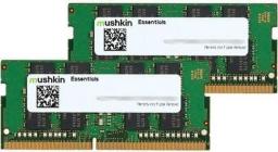 Pamięć do laptopa Mushkin Essentials, SODIMM, DDR4, 8 GB, 2400 MHz, CL17 (MES4S240HF4GX2)