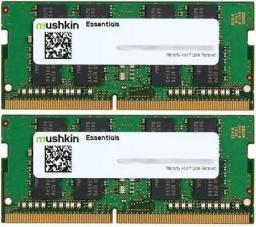 Pamięć do laptopa Mushkin Essentials, SODIMM, DDR4, 16 GB, 2400 MHz, CL17 (MES4S240HF8GX2)