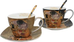 DUO Gustav Klimt Pocałunek Łyżeczki Pudełko