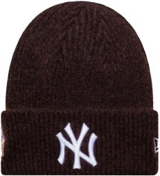 New Era Czapka zimowa NEW ERA NYY MLB World Series Knit Beanie brązowa