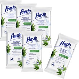 Presto Ściereczki ECO* z Konopią 40szt Hypoalergiczne do Powierzchni