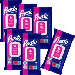 Presto Presto Ściereczki do Powierzchni 55 szt. Pop-Up - Skuteczne i Delikatne