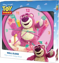 KIDS Zegar Ścienny Na Ścianę 25cm Dla Dziecka Dzieci Lotso Toy Story / Lts00018-ty3021