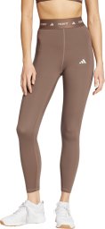 Adidas Legginsy damskie adidas Techfit 7/8 brązowe JW5181 XS