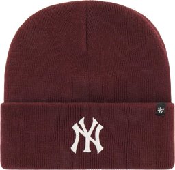 47brand Czapka zimowa ciepła New York Yankees bordowa B-HYMKR17ACE-KM