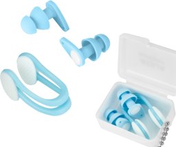 Aqua-Sport Aqua-Sport zestaw klips na nos zatyczki do uszu AquaCalm blue AS3151
