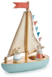 Tender Toys Drewniana żaglówka