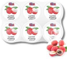 Rico Lychee Pudding deser liczi w wodzie kokosowej 6x65g