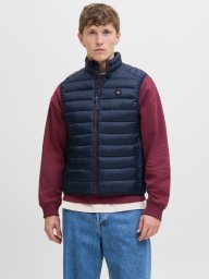 Jack & Jones Jack&Jones męska kamizelka bezrękawnik JJEBRADLEY LIGHT BODYWARMER COLLAR NOO 12280973 SKY CAPTAIN L