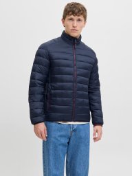 Kurtka męska Jack & Jones Jack&Jones męska kurtka puchowa JJEBRADLEY LIGHT PUFFER COLLAR NOOS 12280971 SKY CAPTIN XL