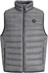 Jack & Jones Jack&Jones męska kamizelka bezrękawnik JJEBRADLEY LIGHT BODYWARMER COLLAR NOO 12280973 CASTLEROCK M