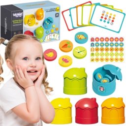 Woopie WOOPIE Gra Logiczna Edukacyjna Sorter Klasyfikacja Kolorów
