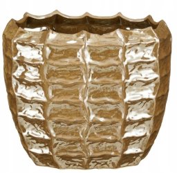 Edelman Wazon brązowy 28x18x25 cm elegancja