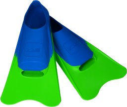 Aqua-Sport AQUA-SPORT KRÓTKIE PŁETWY AQUA BLADE SHORT FINS L LIME GREEN-BLUE AS8015 ROZMIAR 40-41