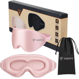 SUPERO Maska na oczy SUPERO Eyeshade ShadowFlex, różowa