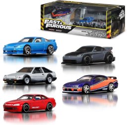 Mattel Hot Wheels Premium Szybcy i Wściekli Tokio Drift 4-pak JFL99