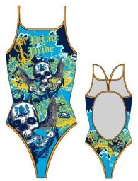 Magic Box TURBO STRÓJ KOSTIUM SWIMSUIT KOBIETA PIRATE TRESURE 898332 ROZMIAR S