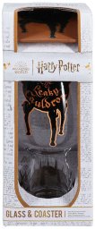 Lumarko Dziurawy kocioł Szklanka + Podkładka Harry Potter