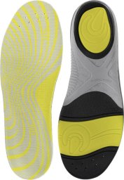 IRONMAN Wkładki do butów Bama Essentials Sport Performance Footbed szaro-żółte 44-45