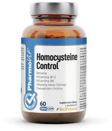 Pharmovit Witaminy, minerały, suplementy diety Kapsułki na metabolizm homocysteiny (HOMOCYSTEINE CONTROL) 60 szt. - PHARMOVIT (CLEAN LABEL)