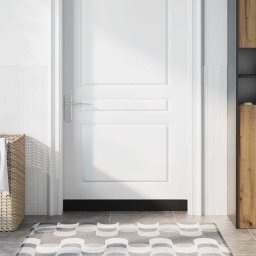 vidaXL vidaXL Szczotki uszczelniające do drzwi samoprzylepne 2 pcs Srebrny