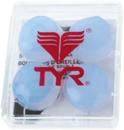 TYR Zestaw Zatyczki ear plugs moldable soft silicone LEP 101 Clear