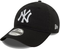 New Era Czapka z daszkiem NEW ERA NYY Washed 9TWENTY Adjustable Cap czarna