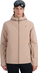 Kurtka narciarska męska 4f Kurtka narciarska męska 4F M0787 beżowa 4FWAW25TTJAM0787 83S 2XL