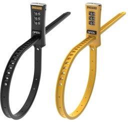 OnGuard ONGUARD 8078 Zip Lock Pack 10mm 180cm Szyfr black/yellow zestaw 2 szt