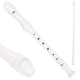 Korbi Instrumenty dęte Flet prosty szkolny sopranowy plastikowy