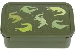 A Little Lovely Company Bento lunchbox Crocodiles