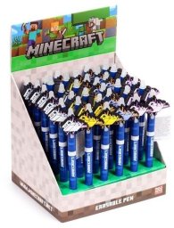 Puckator Długopis zmazywalny z nakładką Minecraft (36szt)
