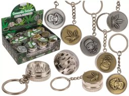 Breloczek Zilner Brelok Młynek 2w1 - Praktyczny Metalowy Brelok z Młynkiem