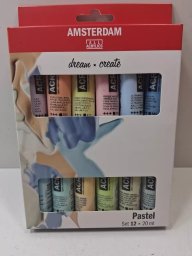 Amsterdam Amsterdam Standard Series acrylic paint pastel set | 12 x