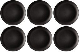 La Porcellana Bianca Seltmann Liberty Velvet Black Zestaw 6 talerzy obiadowych 27.5 cm