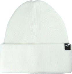 4f Czapka zimowa ciepła 4F U556 kremowa 4FWAW25ACAPU556 12S