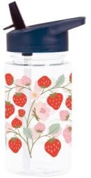 A Little Lovely Company Butelka na wodę dla dzieci STRAWBERRIES 0,45L / A Little Lovely Company